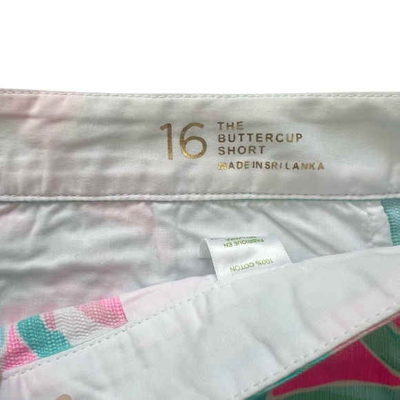 Lilly Pulitzer Buttercup Scallop Billy Blue Shorts Size 16 - Picture 5 of 9